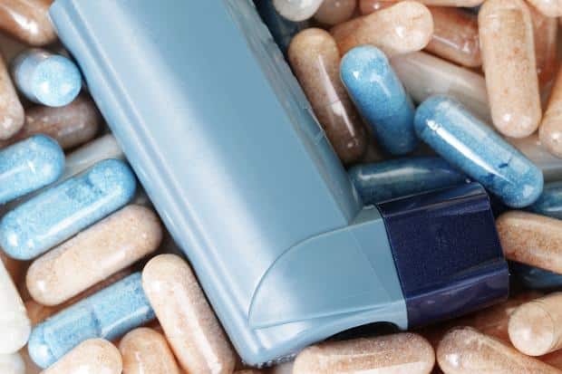 Asthma Medication, Triple therapy asthma inhaler