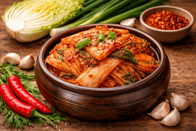 gut health, kimchi, kimchi probiotic nanoplastics removal