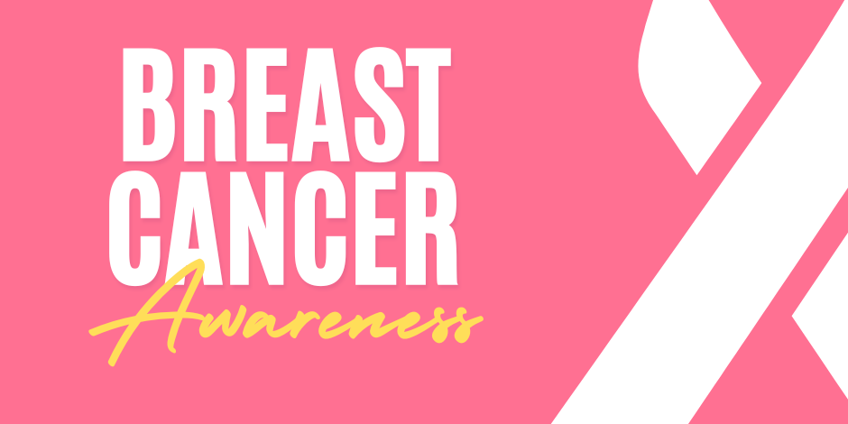 Pink White Simple Breast Cancer Awareness Facebook Post