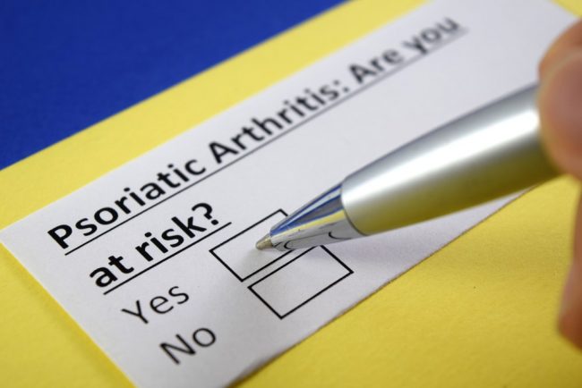 Recognizing symptoms for psoriatic arthritis